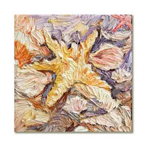Lia Aminov starfish, oil painting, 15x15 cm, 2019.jpg