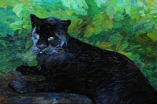 Lia Aminov Bagheera 2, 60x40 cm, oil painting, 2017.jpg