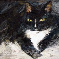 Lia Aminov pet portrait, 20x20 cm, oil painting 2.jpg