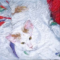 Lia Aminov pet portrait, 20x20 cm, oil painting 3.jpg