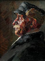 Lia Aminov portrait of an old man oil painting 2005.jpg