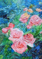 Lia Aminov Pink roses II, 35x25 cm, 2018.jpg