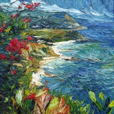 4Amalfi coast 3 Lia Aminov, 30x30 cm, oil painting, 2016.jpg
