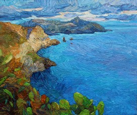 Lia Aminov, The cliffs 4, 50x60 cm, 2018.jpg