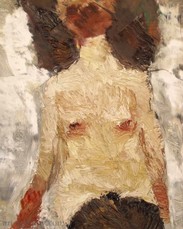 Lia Aminov abstract female nude, 30x24 cm, 2016.jpg