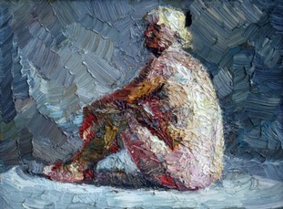 Lia Aminov female nude, oil painting, 2006.JPG