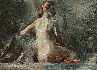 Lia Aminov female nude oil painting, 2005.jpg
