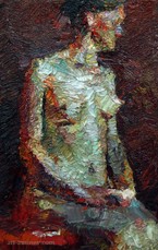 Lia Aminov female nude small study 35x23 cm.jpg
